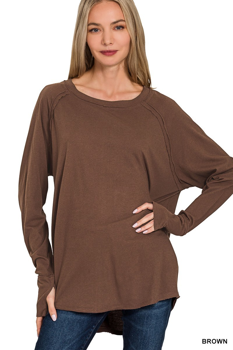 Collins Long Sleeve, Brown