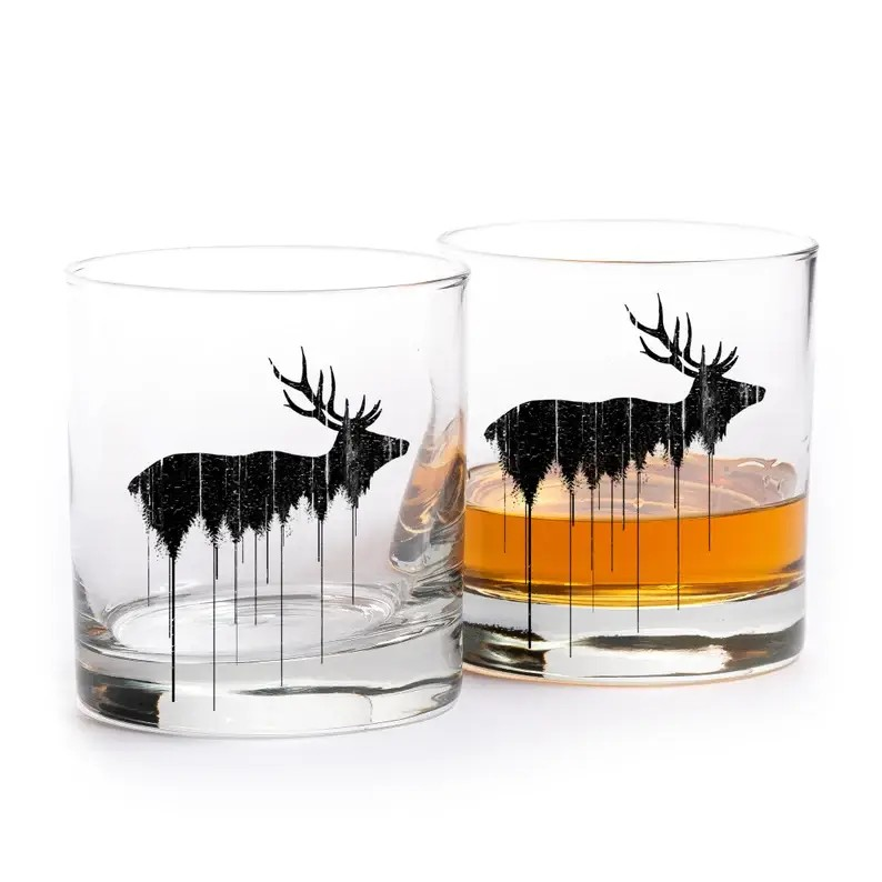 Elk Whiskey Glass