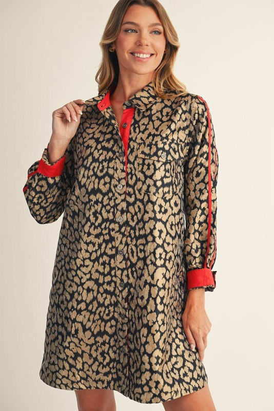 Bex Leopard Print Dress