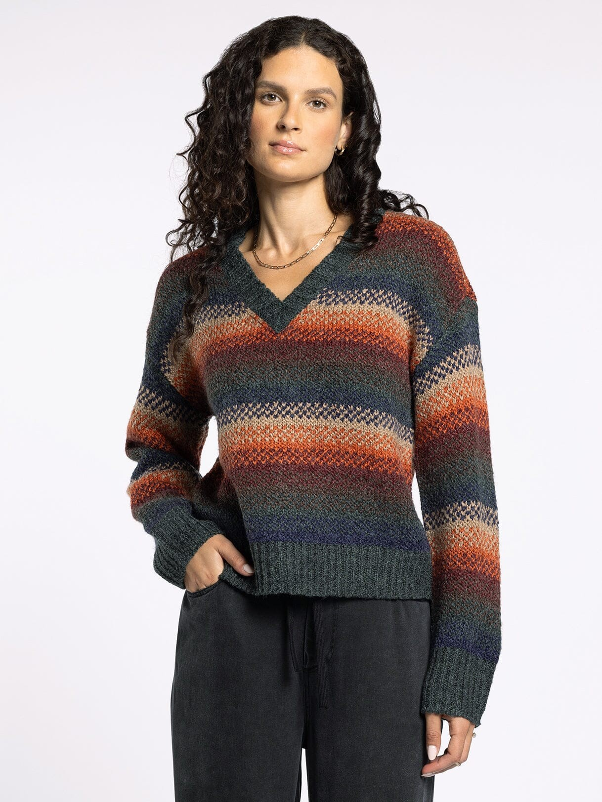 Rena Sweater, Autumn Leaves