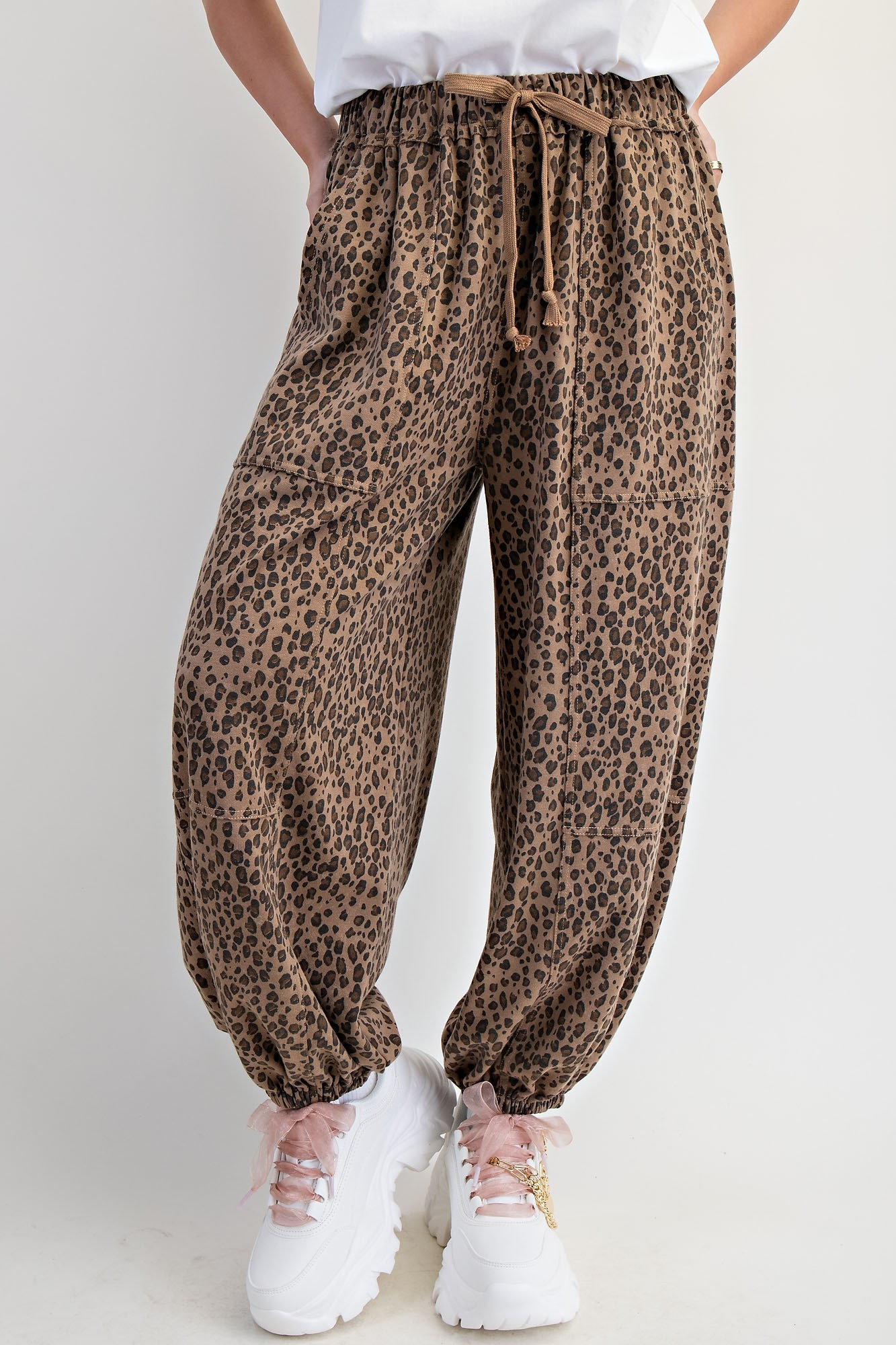 Leopard Print Joggers