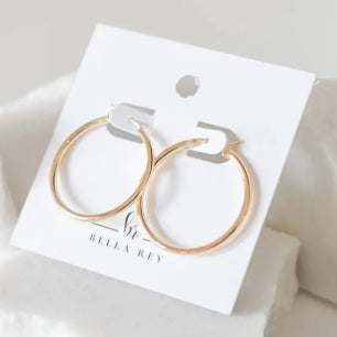 Bella Ray 18K Gold Hoops