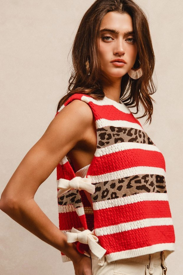 Willow Side Tie Sweater Vest