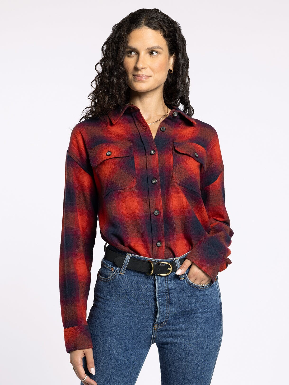 Elsie Flannel, Tomato Plaid