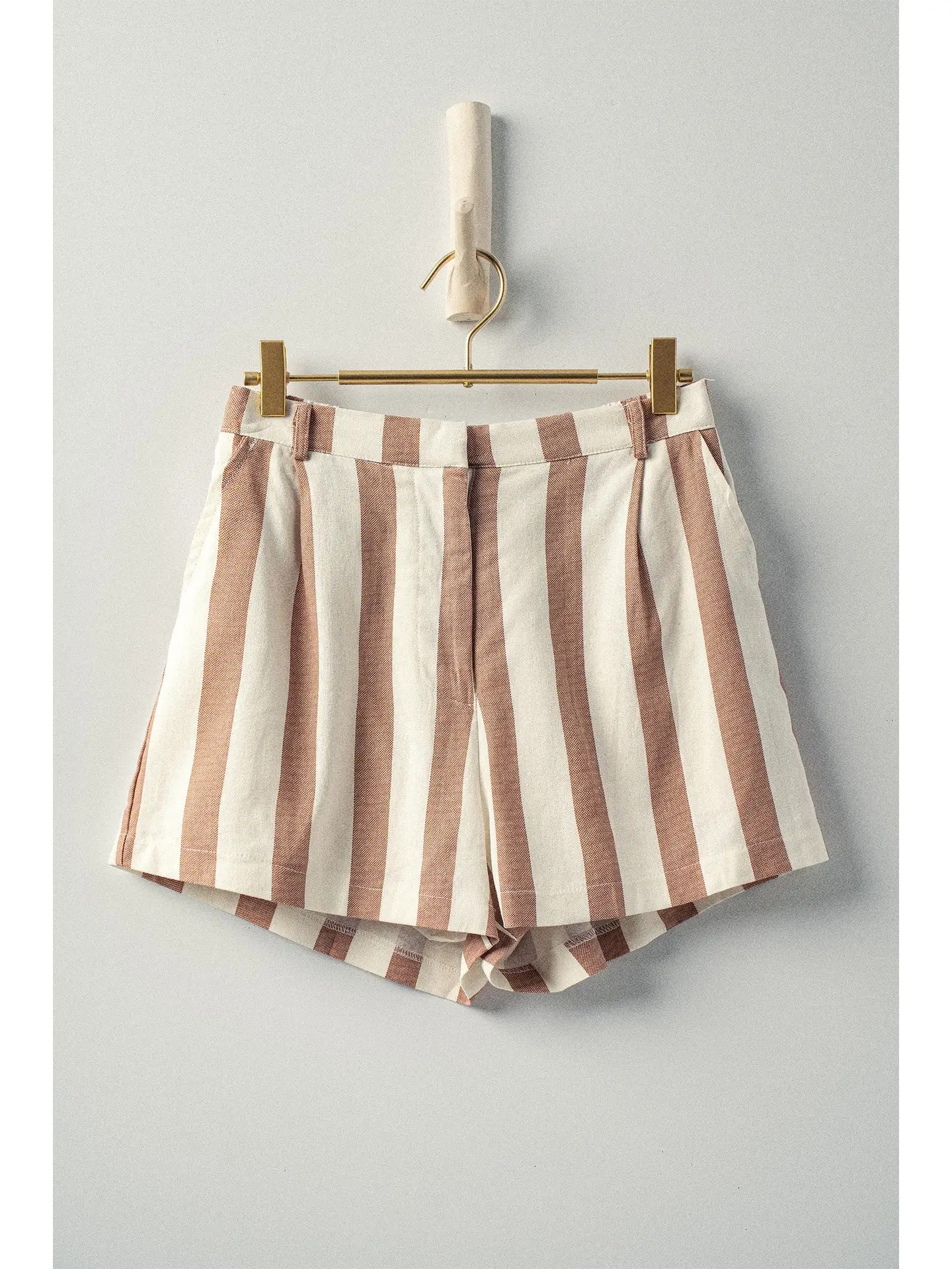 Delilah Striped Linen Shorts