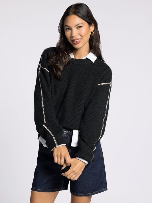 Pomona Sweater, Black