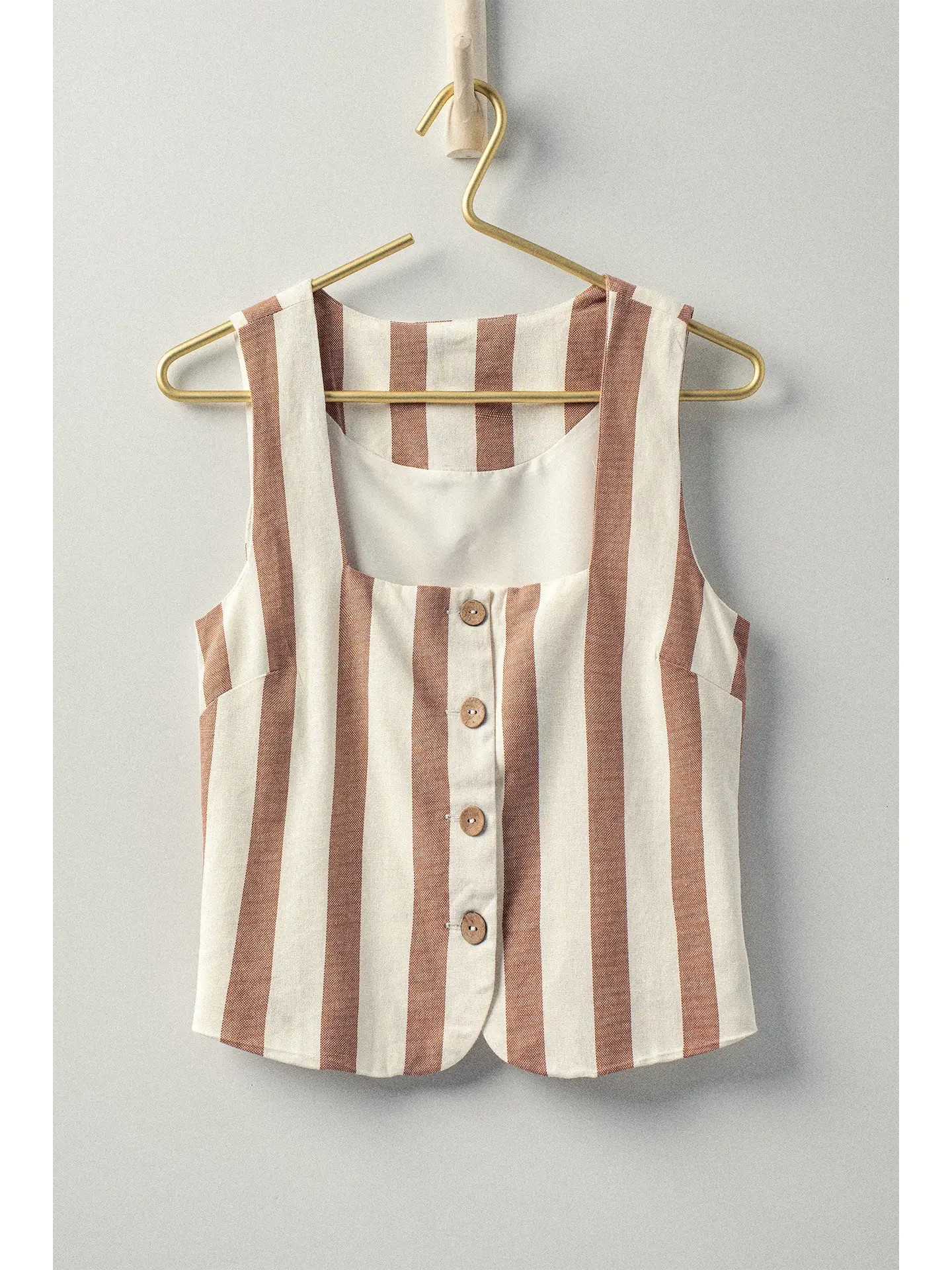Delilah Striped Linen Shirt