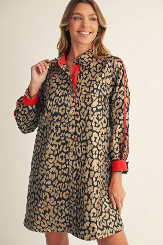 Bex Leopard Print Dress