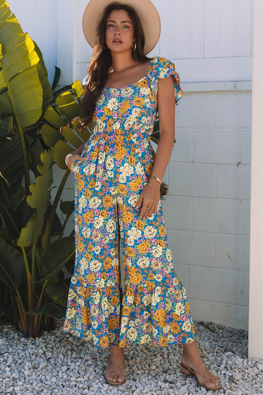 Daisy Jumpsuit, Multi