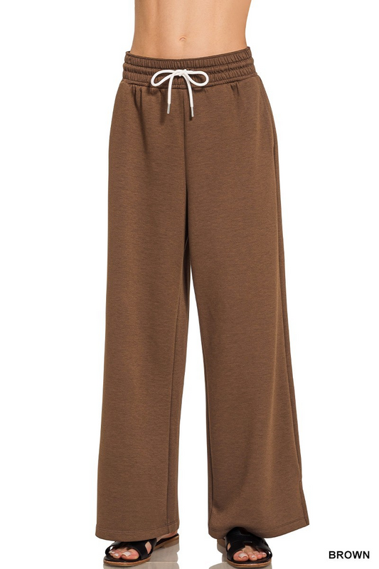Ford Drawstring Sweats, Brown