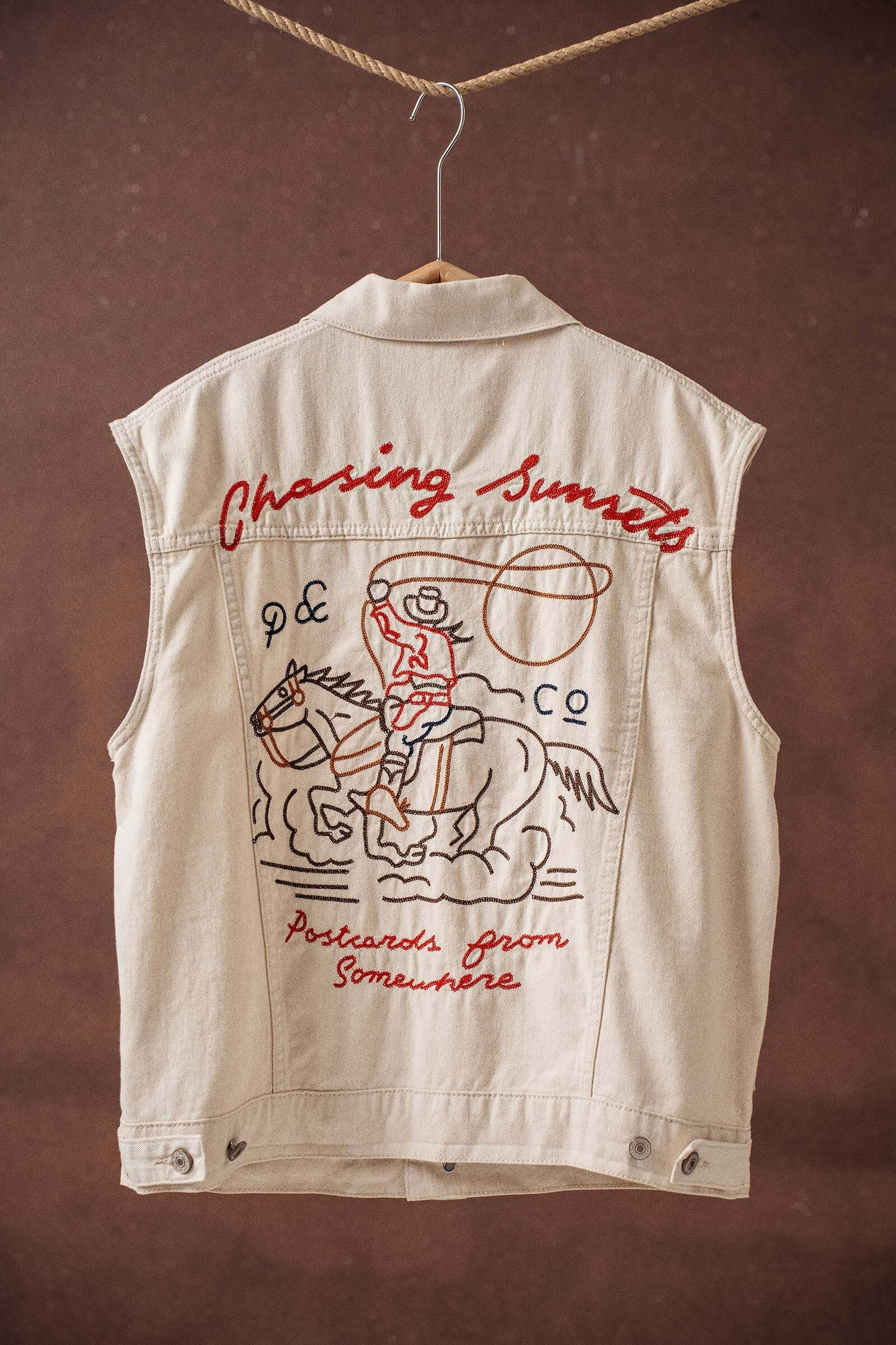 Chasing Sunsets Denim Vest