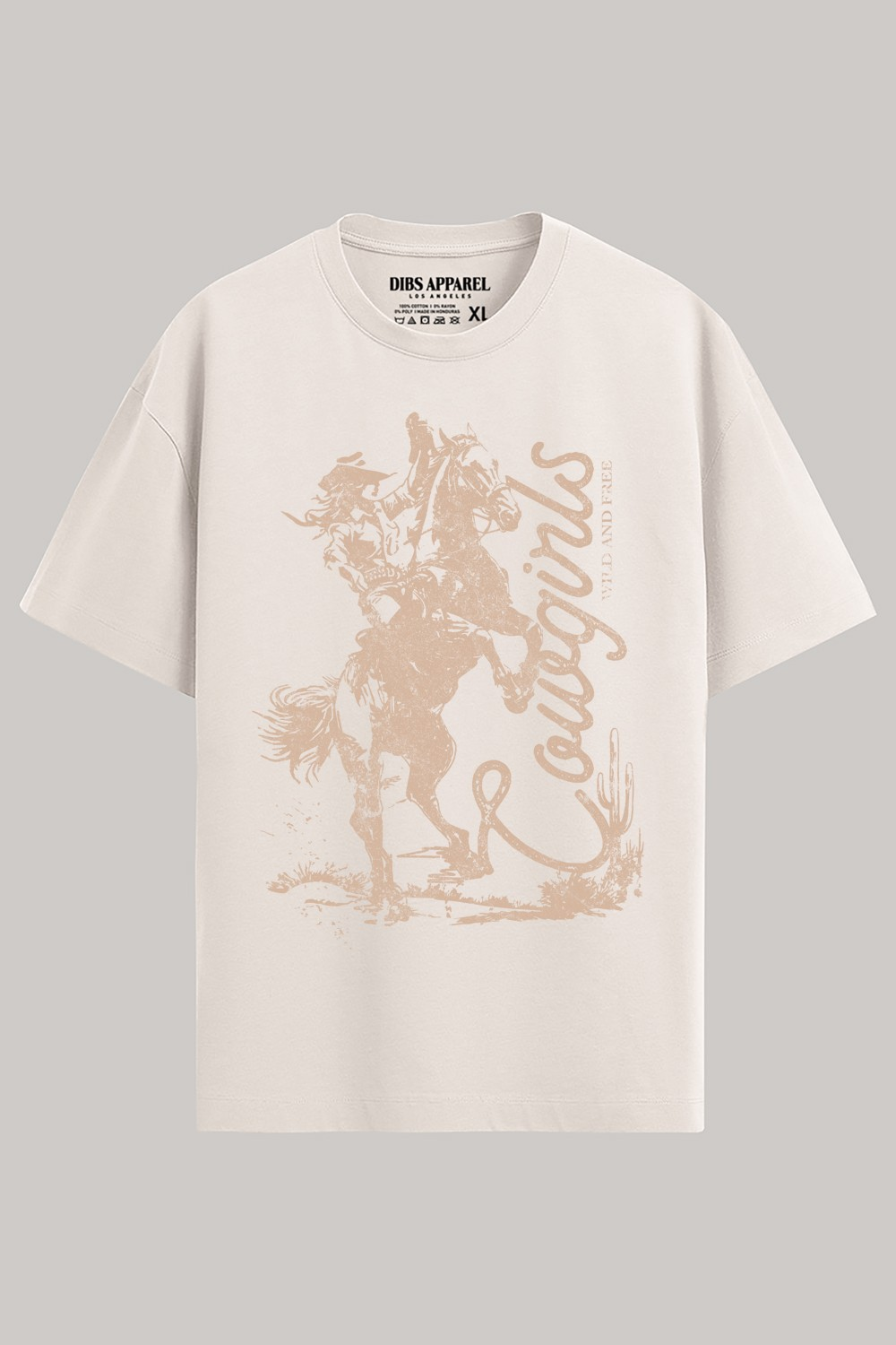 Wild & Free Graphic Tee, Ivory